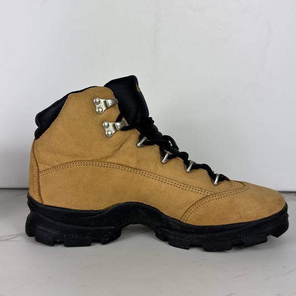 Vintage Nike ACG Air Tumalo Gimli Boots Women 7 Youth 5.5 Tan Leather Hiking 90s - Picture 5 of 12